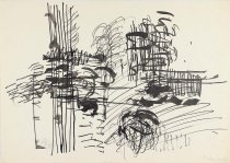 ohne Titel, 1960, Feder und Tusche auf Papier, 210 mm x 296 mm, IvN 1298