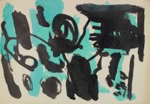 ohne Titel, 1962, Mischtechnik auf Papier, 300 mm x 420 mm, IvN 3356