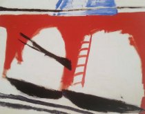 Die Brücke, 1965, Öl auf Leinwand, 1205 mm x 1500 mm