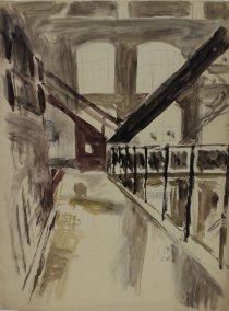 Ohne Titel, 1948, Aquarell und Bleistift auf Papier, 430 x 320 mm, IvN 3418