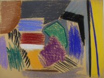 Ohne Titel, 1957, Pastell auf Papier, 480 x 630 mm, IvN 1814